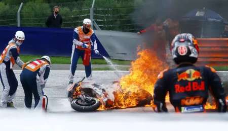 Pedrosa tras el accidente en Austria: “Ver pasar todas las motos fue un shock”
