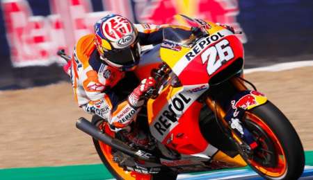 Pedrosa sigue al frente