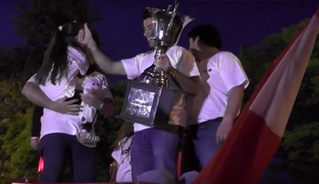 San Martín recibió al campeón
