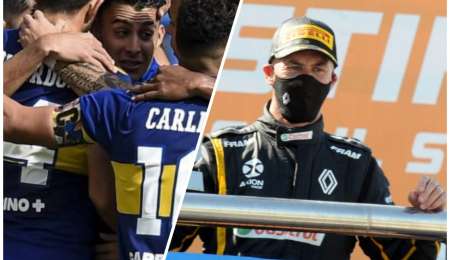 La alegría boquense que tuvo Pernía antes de largar en San Nicolás