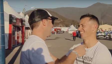 Pernía y Risatti se reencontraron tras el toque en Paraná