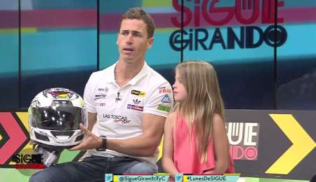 Salvó su vida gracias al casco de Sigue Girando