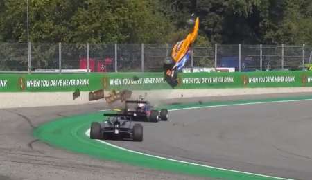 Fractura de vértebra para Peroni tras el fuerte accidente en Monza