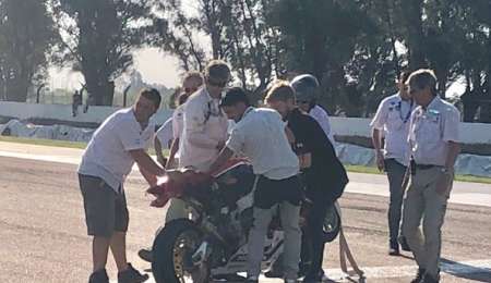 Impactante accidente en el Superbike Argentino en Río Cuarto 