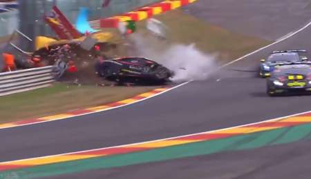 Impactante accidente en Spa Francorchamps