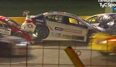 Largada accidentada en Santa Fe