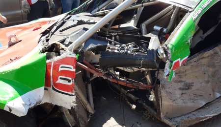 Tremendo golpe en el tercer ensayo del Top Race Series