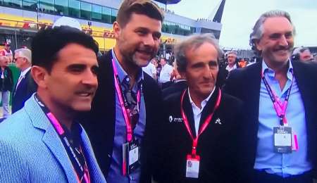Mauricio Pochettino, una de las estrellas de Silverstone