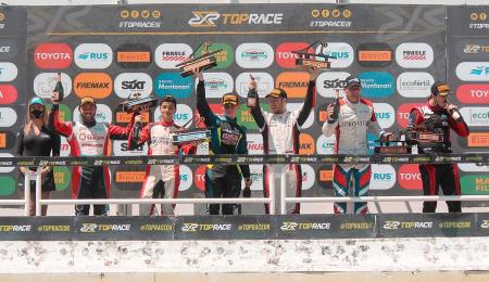Los voces del podio del Top Race en Buenos Aires