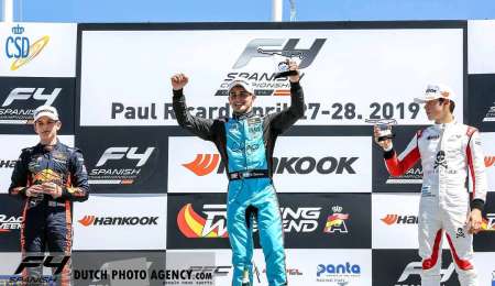 Dos argentinos en el podio de la F4 Española