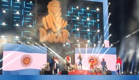 El himno argentino volvió a lo más alto del Dakar