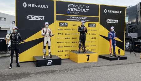 Franco Colapinto se subió de nuevo al podio en Zandvoort