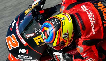 Podio de Gabriel Rodrigo en Mugello