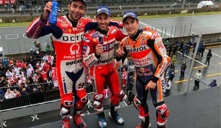 Dovizioso alcanzó el triunfo en Japón