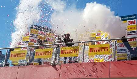 Los protagonistas del Podio