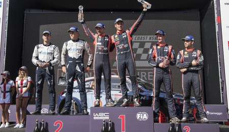 Neuville ganó en Australia y logró el subcampeonato del WRC