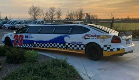 La limusina de la NASCAR