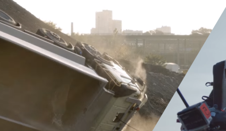 Volvo quiso probar un camión y se lo dio a manejar a una nena de 4 años. 