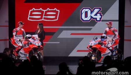 Ducati va por la gloria y presentó los modelos 2018