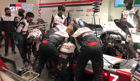 Problemas para el Toyota N°7 de López en Le Mans