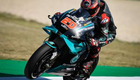 Fabio Quartararo cerró un viernes pleno de Yamaha