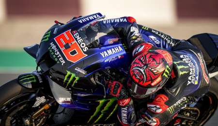 Quartararo se llevó el segundo día de test en Qatar