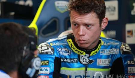 Rabat fue hospitalizado tras su accidente en Silverstone