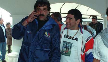 El día que Maradona giró con Gabriel Raies