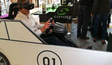 Luis Moya probó la realidad aumentada