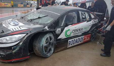 Fuerte golpe contra la pared en Rosario