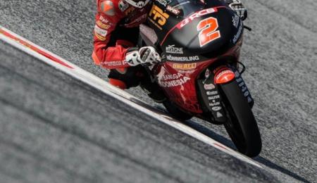 Gabriel Rodrigo terminó octavo en Moto 3
