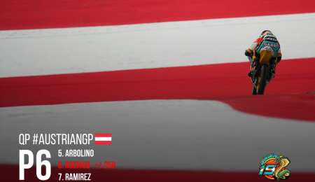 Octavo puesto para Rodrigo en Moto3 en Austria