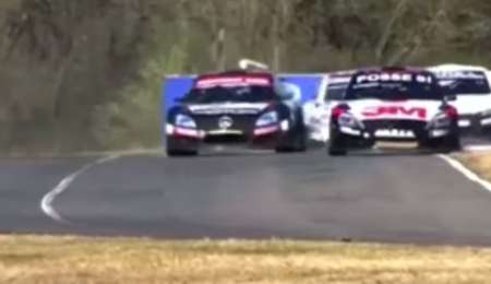 Un neumático le quitó la chance de ganar a Rodríguez