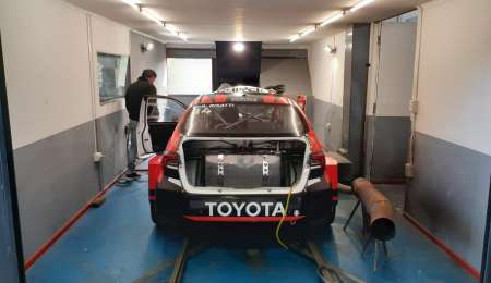 El Corolla de Ricardo Risatti fue probado en el rolo