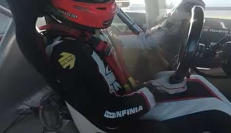 Cámara a bordo 360° con Rossi en El Villicum