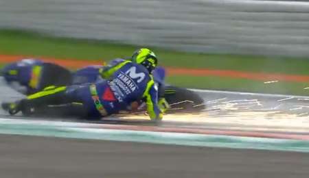 La bronca de Rossi por perder otra chance de ganar en MotoGP