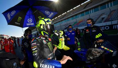 La emotiva despedida de Rossi del equipo oficial Yamaha
