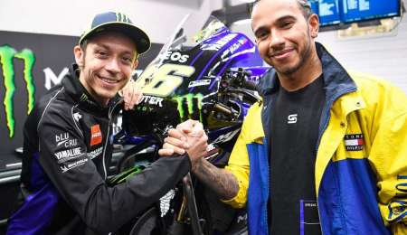 Se filtraron las primeras imágenes del duelo Hamilton-Rossi