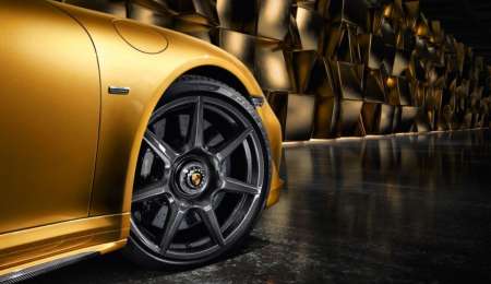 Porsche creó llantas íntegramente de carbono