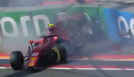 Sainz: "La lluvia me cambió toda la carrera en Rusia"