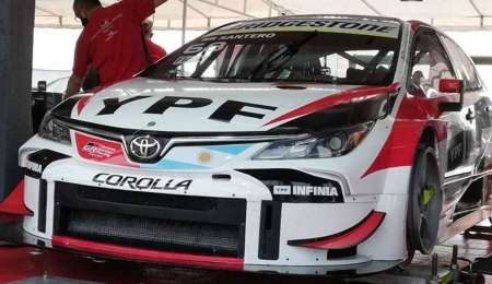 Toyota: hoy probará Julián Santero y regresará Franco Vivian