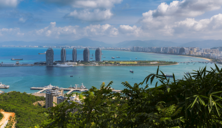 Mar, Sol y Playa para la Fórmula E en Sanya, China