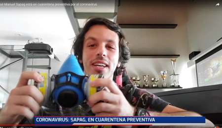 Piloto argentino, en cuarentena preventiva