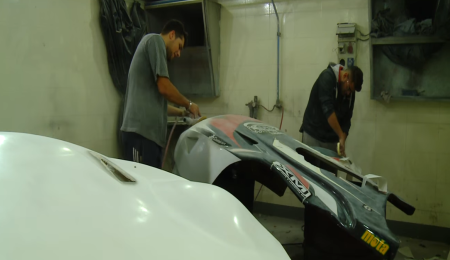 Así se trabaja en el JP Racing