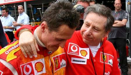 Todt habló de la salud de Schumacher
