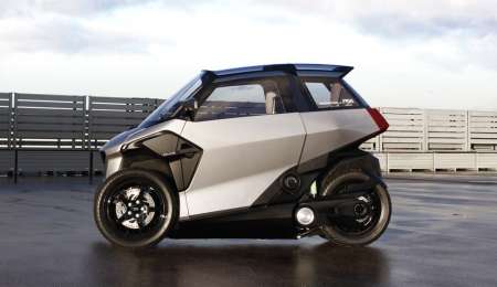 PSA desarrolla un scooter híbrido de 3 ruedas