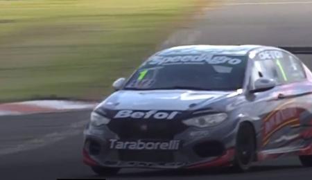 En una gran definición, Romero ganó la primera de la Fiat 