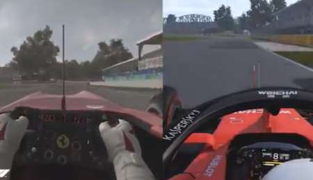 La comparativa del juego de F1 en 2010 y 2019