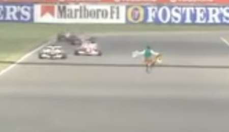 El sacerdote que entró al Gran Premio de Silverstone en 2003