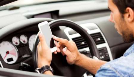 El porcentaje de conductores que usan celular